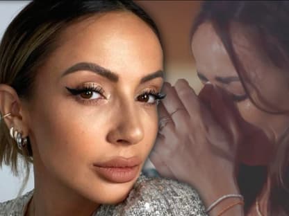 "Die Bachelorette" 2023 Jennifer Saro ernst, im Hintergrund weinend 