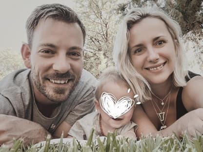 Gerald und Anna Heiser mit ihrem Sohn
