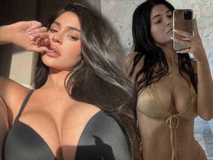 Kylie Jenner stellt ihren vergrößerten Busen zur Schau