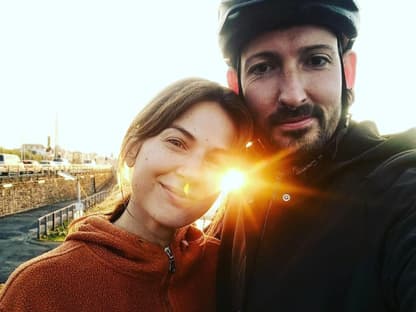 Fabian Kahl und seine Freundin Yvonne in Rüdesheim