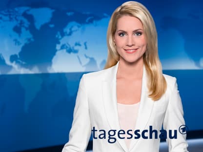 Judith Rakers in der Tagesschau