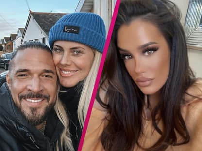 Zico Banach und Pia Tillmann lächeln zusammen neben Justine Dippl mit ernstem Gesichtsausdruck