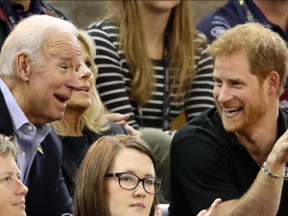 US-Präsident Joe Biden und Prinz Harry bei den Invictus Games.
