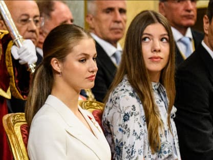 Prinzessin Leonor und Prinzessin Sofia von Spanien.