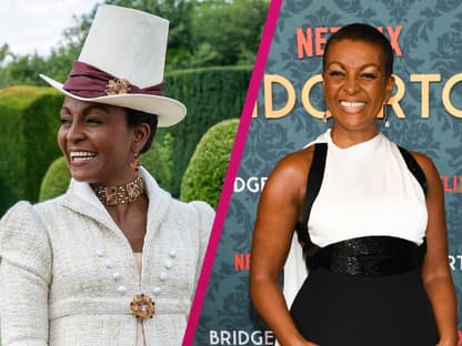 Collage Bridgerton Lady Danbury, Adjoa Andoh