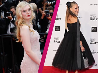Haarschleifen Elle Fanning und Sarah Jessica Parker Haarschleifen