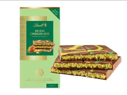 Lindt Schokolade mit Pistazien Dubai-Schokolade von Lindt