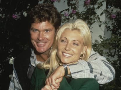 David Hasselhoff und Pamela Bach-Hasselhoff David Hasselhoff zusammen mit Frau (heute Ex-Frau) Pamela Bach