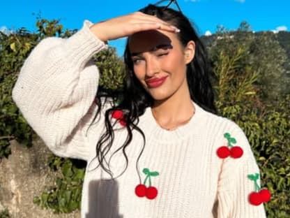 Pauline ljubas Make-up Paulina Ljubas schaut in Sonne