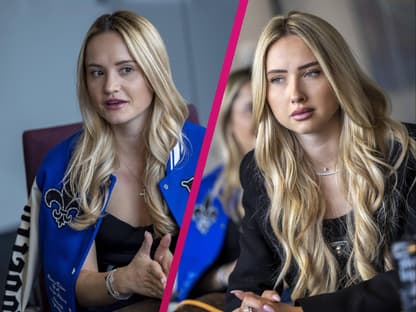 Shania und Davia Geiss Hunde Shania und Davia Geiss trauern