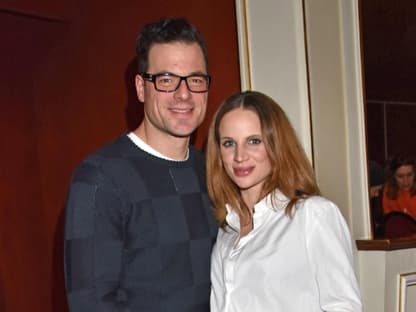 Tobias Licht & Nora Huetz posieren zusammen