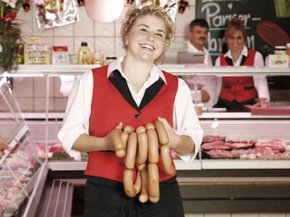Beatrice Egli im Familienbetrieb, Metzgerei 2007
