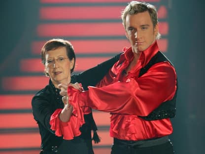 Heide Simonis und Hendrik Hofken bei Let's Dance