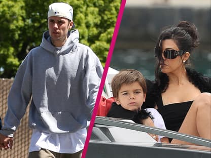 Justin Bieber mit Rap, Kourtney Kardashian mit Sohn Reign