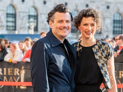 Manuel Rubey mit seiner Ehefrau Stephanie