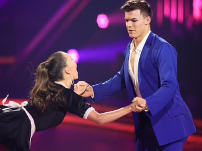 Taliso Engel traurig bei Let's Dance