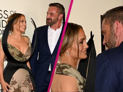 Jennifer Lopez und Ben Affleck posierten zusammen auf dem Red Carpet