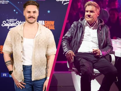 Daniel Schuhmacher mit Dieter Bohlen