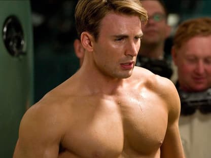 Chris Evans oberkörperfrei