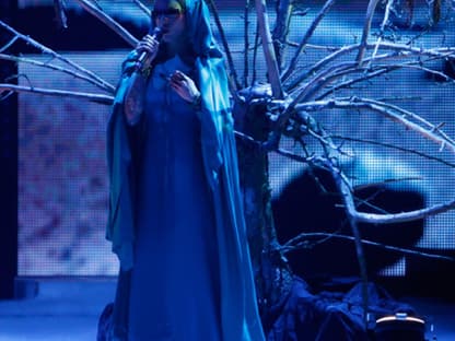 Freaky T (35, Kerkrade/Niederlande) lässt den Zuschauern mit âFrozen" (Madonna) einen kalten Schauer über den Rücken laufen