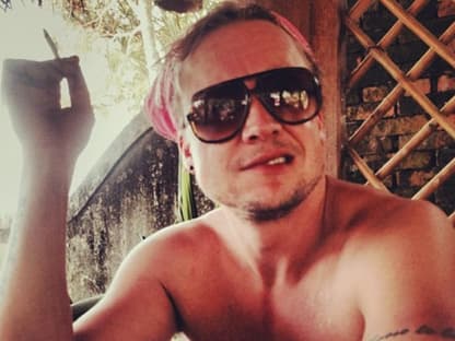 So sieht Entspannung aus: Samu Haber im Urlaub So sieht Entspannung aus: Samu Haber im Urlaub