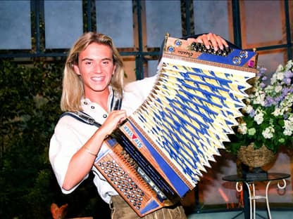 Florian Silbereisen früher als Volksmusikant