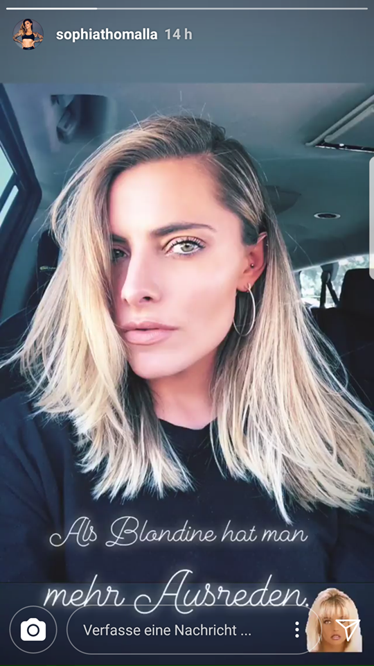 wallpapers Sophia Thomalla Haare Ab sophia thomalla kopiert den look von