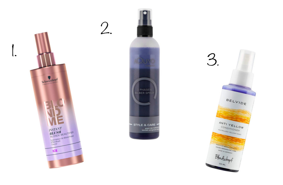blonde haare mit diesem spray wirst du