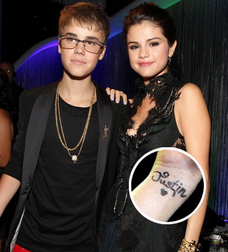 Justin Bieber Tattoo Selena Gomez Justin Bieber Tattoo Selena Gomez