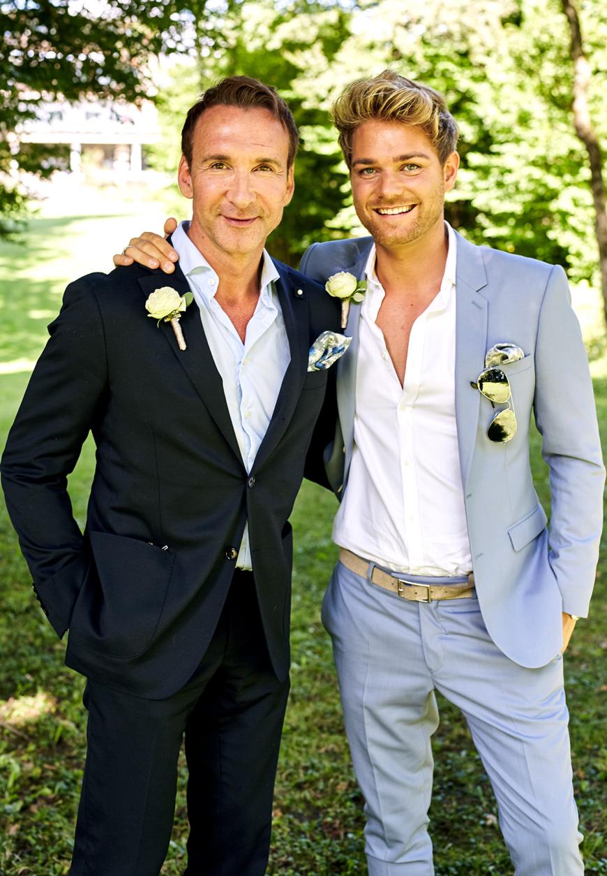 jochen bendel bei seiner hochzeit wir haben schon zwei kinder ok magazin