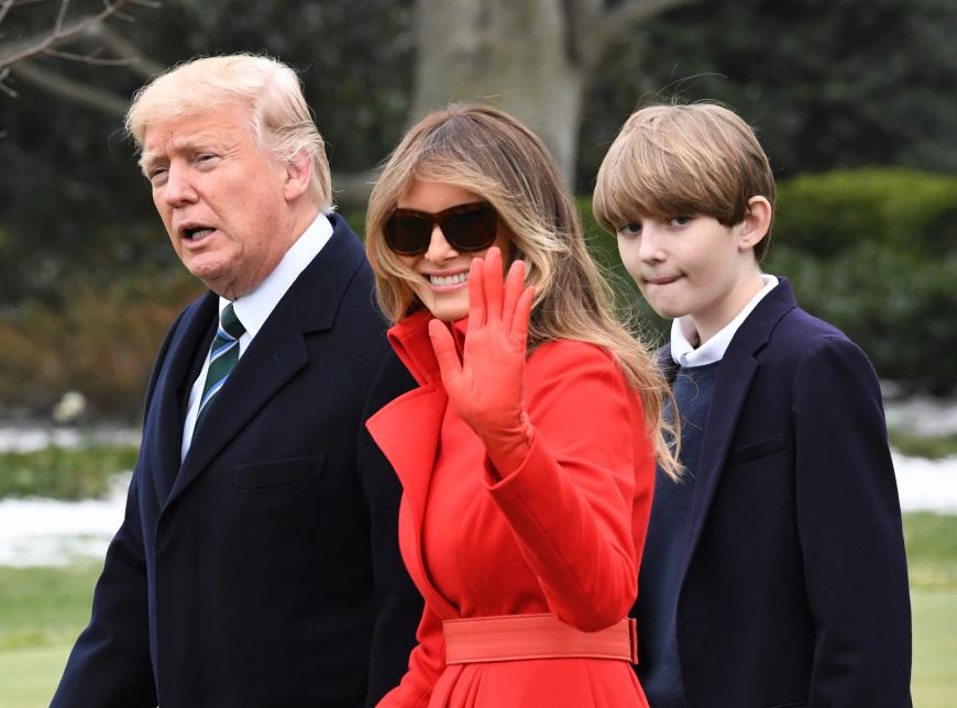 Melania Trump Reicht S Haltet Meinen Sohn Da Raus