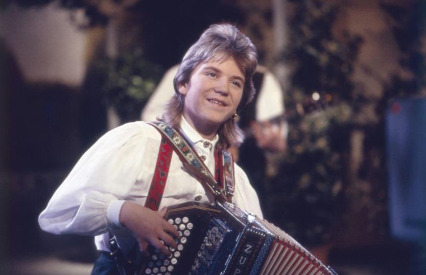 florian silbereisen mit langen haaren das war sein jugend idol