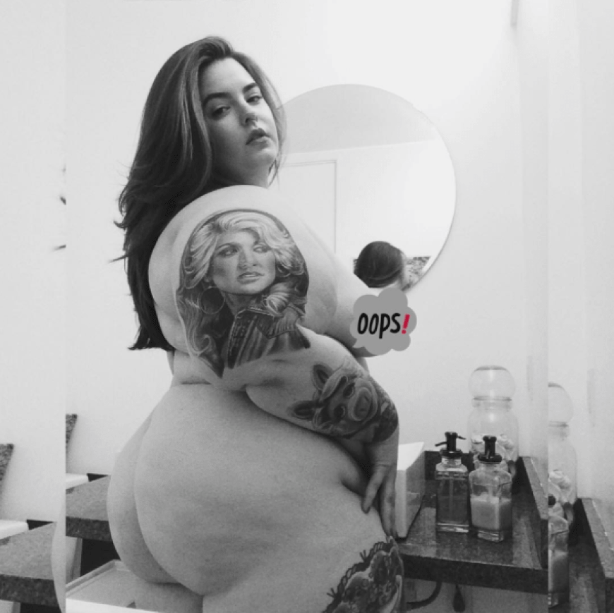 Mutiger Instagram-Post: XL-Model Tess Holliday zieht blank | OK ...