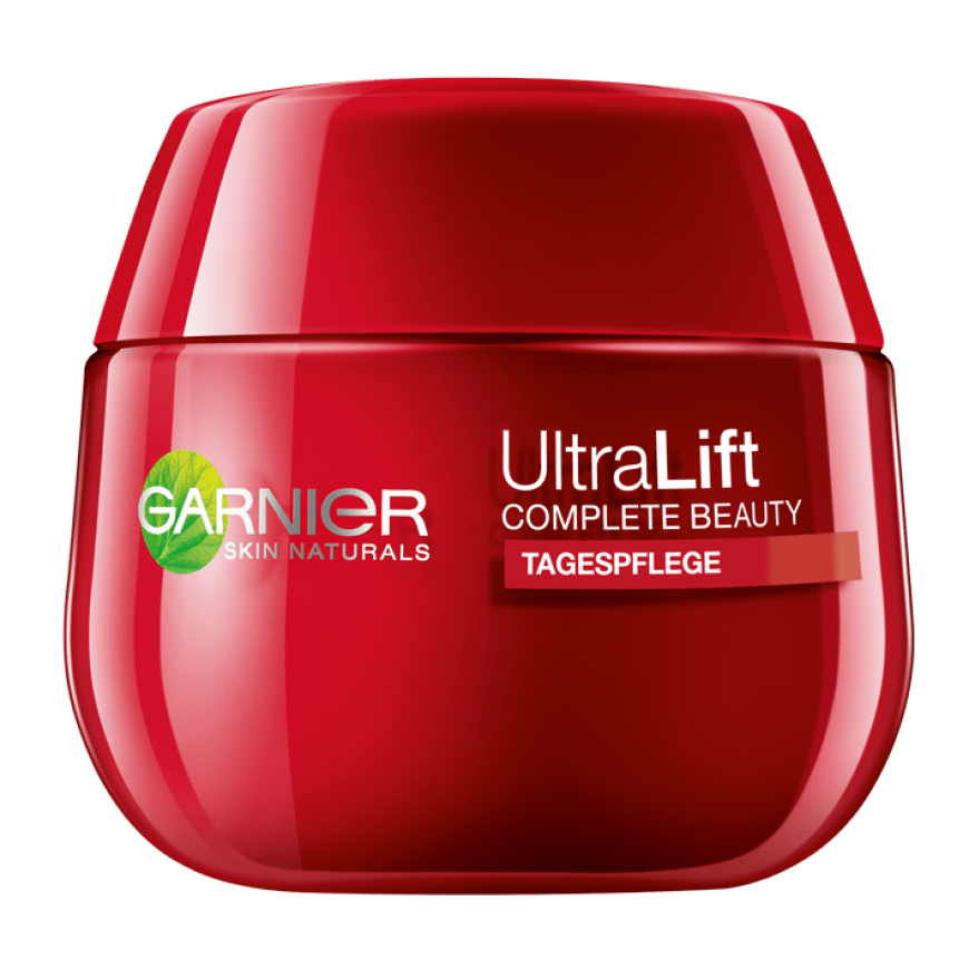 „Ultra Lift Com- plete Beauty“-Tagespflege von Garnier, ca. 7 Euro