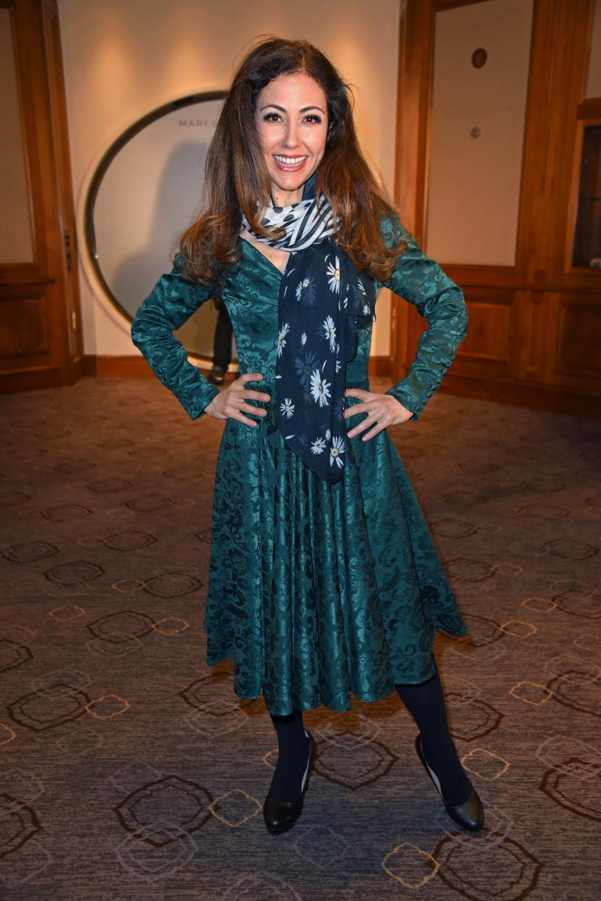 Anastasia Zampounidis bei der Show von Marcel Ostertag.