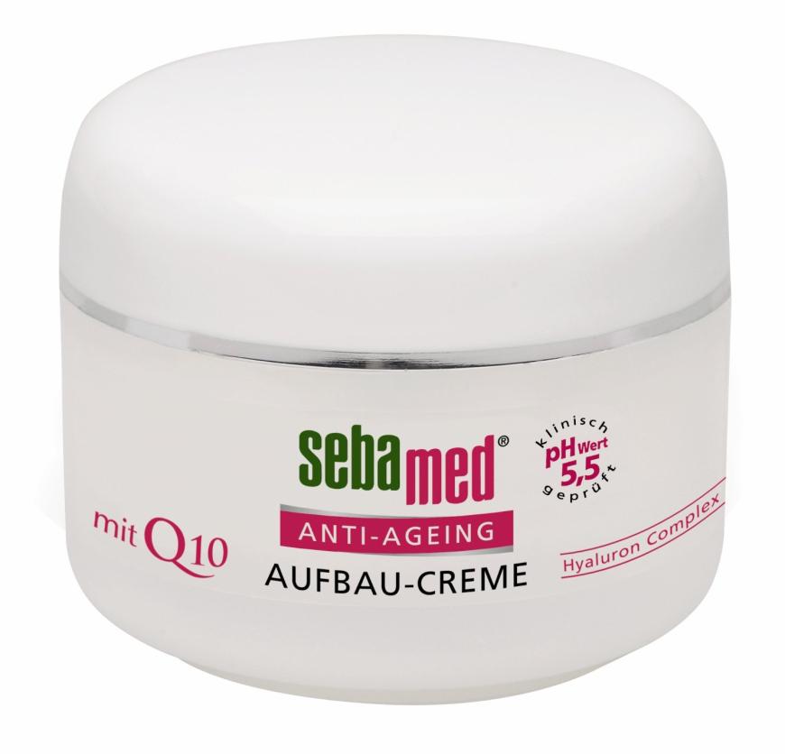 „Anti-Ageing Aufbau- Creme Hyaluron Complex“ von Sebamed, ca. 7 Euro