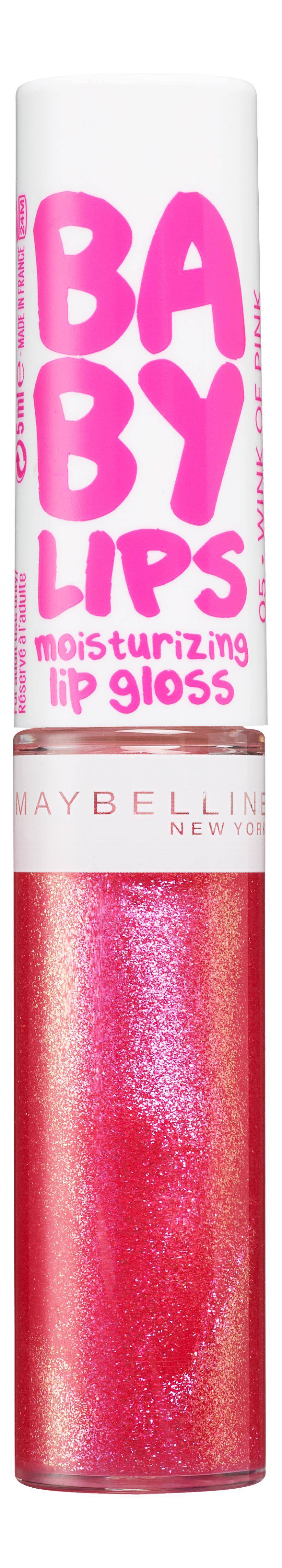 Glitzernd „Babylips“ von Maybelline New York, in „Wink of Pink“, ca. 4 Euro