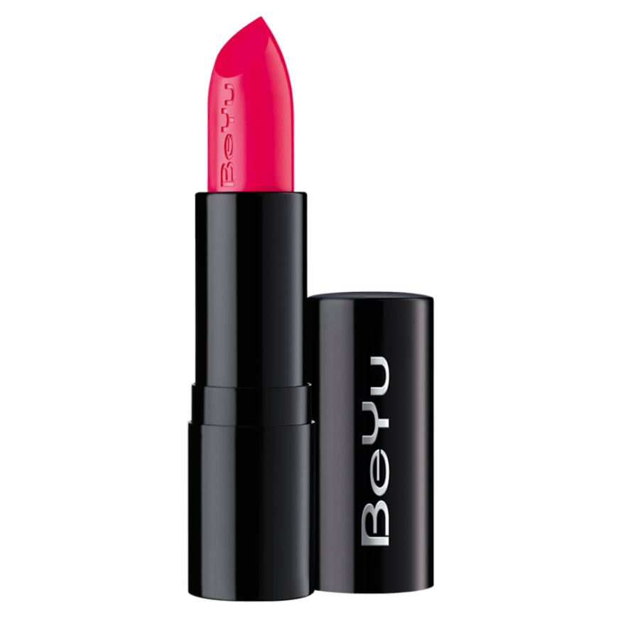 „Pure Color & Stay Lipstick“ von BeYu, in der Farbe „Rebellious Pink“, mattes Finish ca. 12 Euro