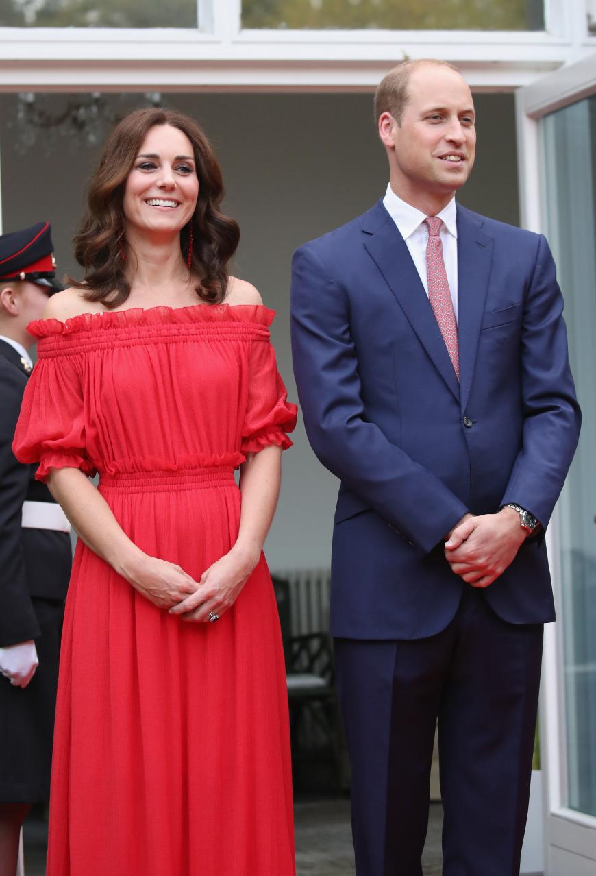 William und Kate am Abend in Berlin