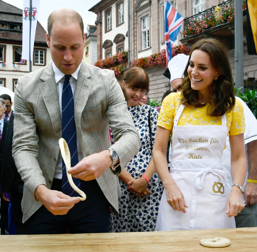 Herzogin Kate stellt sich laut Bäckerinnung deutlich geschickter an als ihr Mann. Immerhin: William war