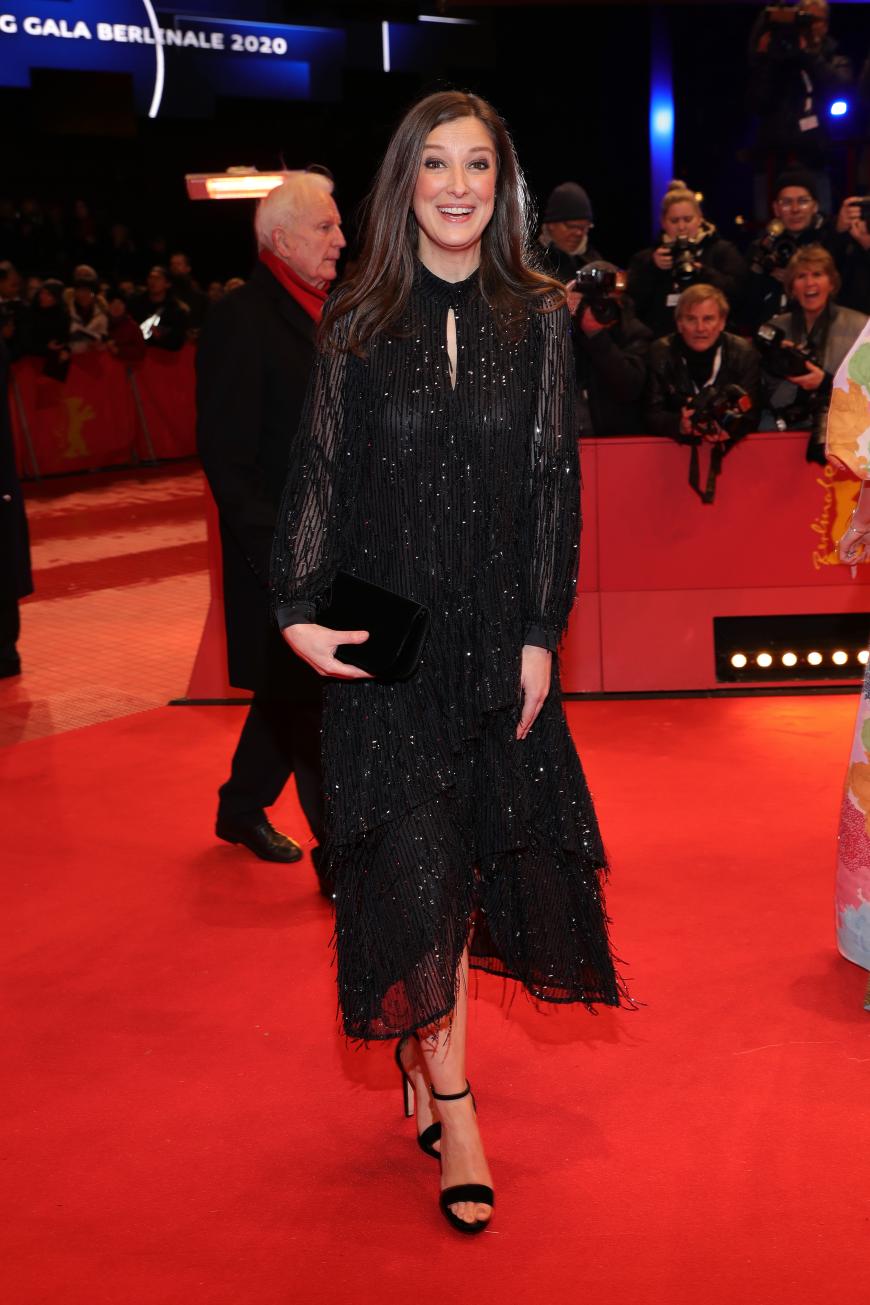Auch Schauspielerin Alexandra Maria Lara entschied sich für ein Glitzerkleid.