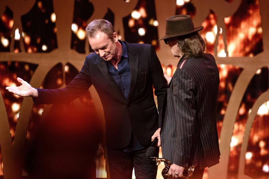 Die Laudatio für Udo Lindenberg hielt kein Geringerer als Sting - auf Deutsch!