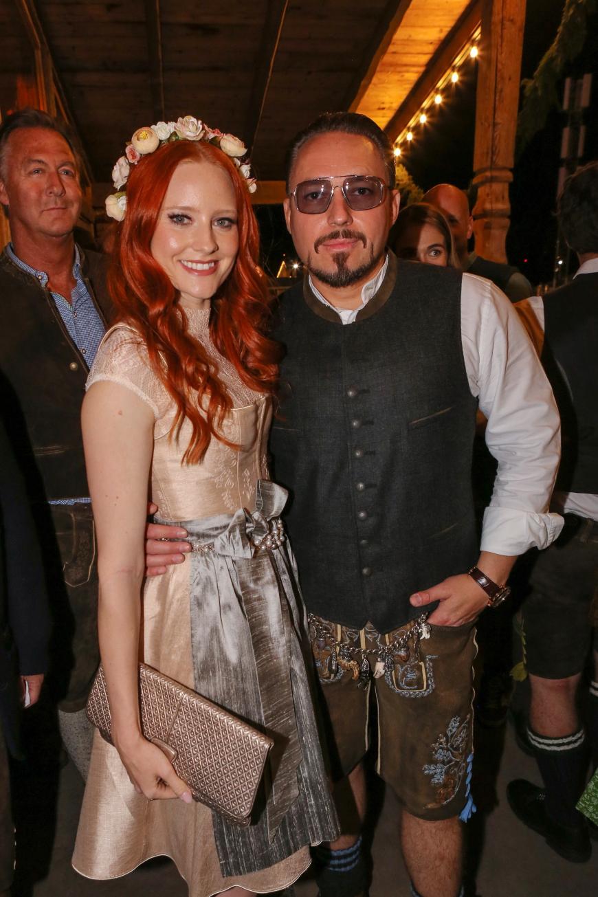 Model Barbara Meier mit ihrem Freund Klemens Hallmann.