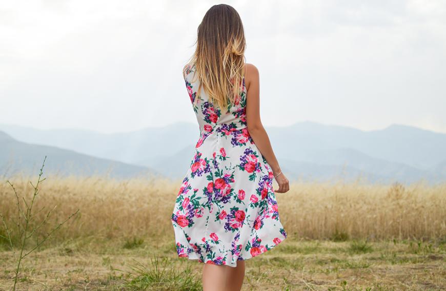 Ob süße Dresses mit hübschen Blumen-Prints ...