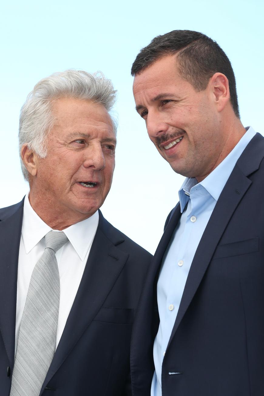 Adam Sandler (ungewohnt mit Schnauzer) und Dustin Hoffman