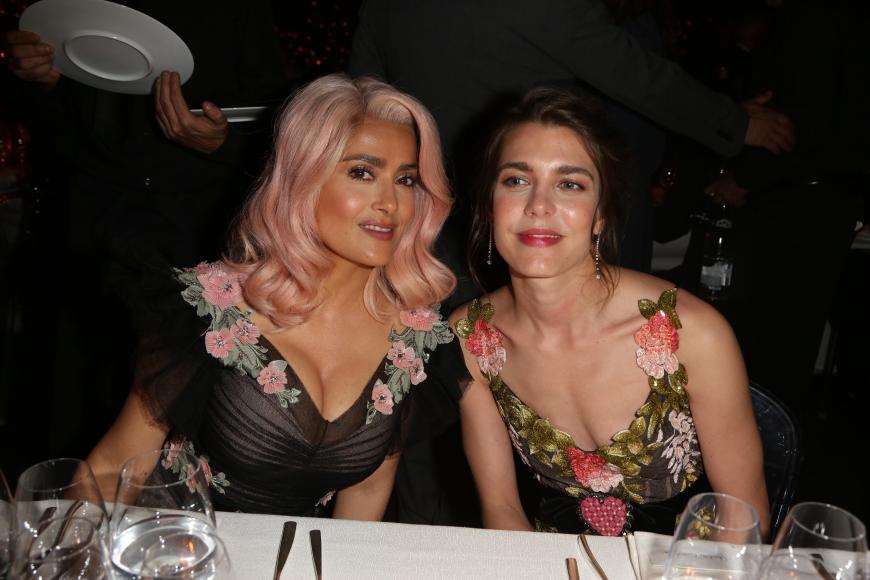 Salma Hayek und Charlotte Casiraghi genießen das