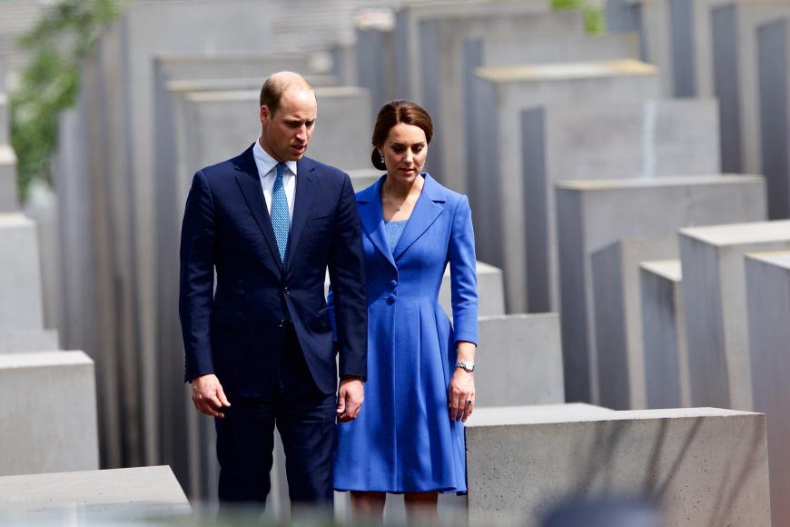 William und Kate besuchen das Holocaust-Mahnmal in Berlin.