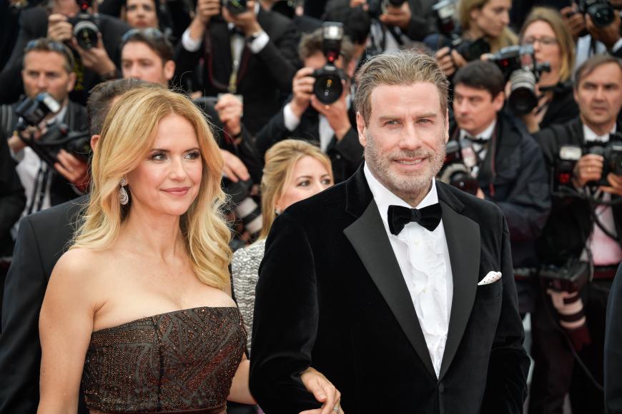 Auch John Travolta und Ehefrau Kelly Preston ließen sich einen Auftritt auf dem Red Carpet von Cannes nicht nehmen.