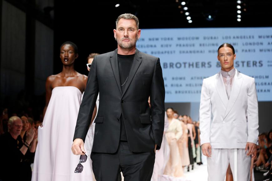 Michael Michalsky bei seiner Fashion-Show