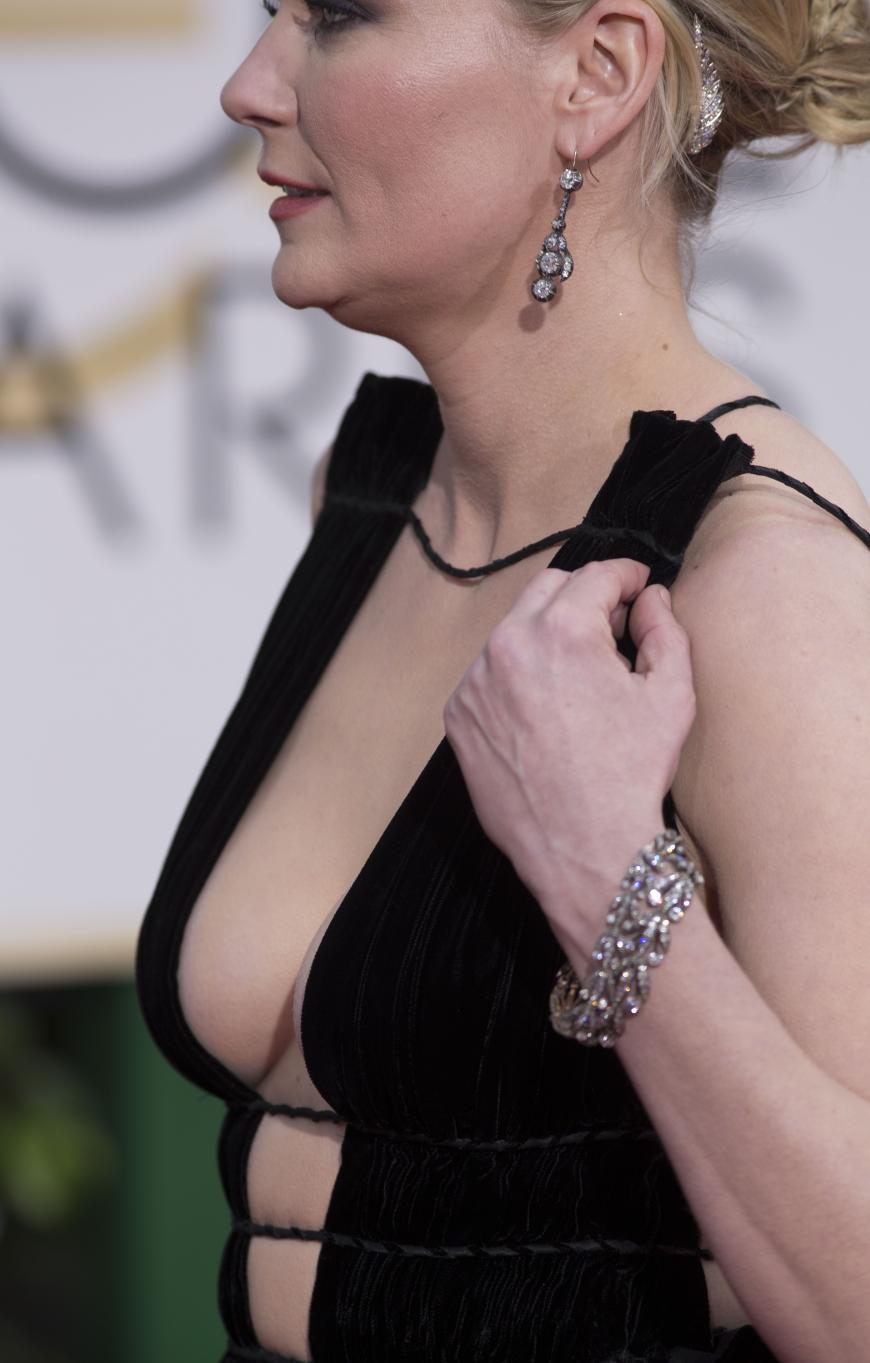 Ach herrje! Kirsten Dunst ließ bei der Verleihung der Golden Globes extrem tief blicken.
